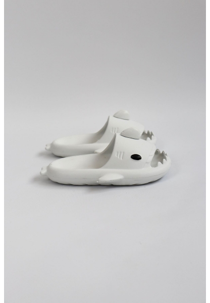   WG500 Köpekbalığı Beyaz Unisex Tam Ortopedik Terlik Shark Slides